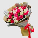Flower Bouquet Blush ( Roses )