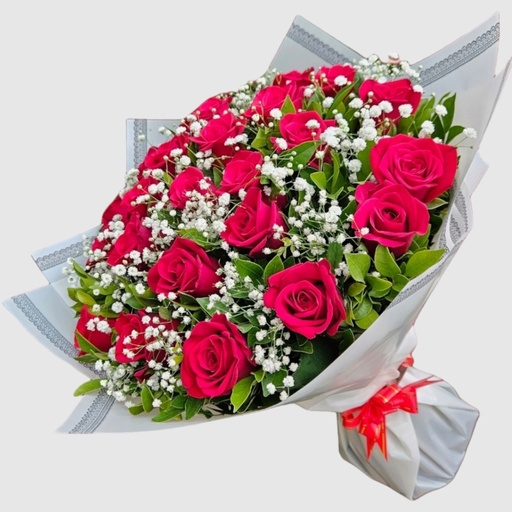 [FFBQ DESR 24ST] Flower Bouquet Desire (Red Roses)